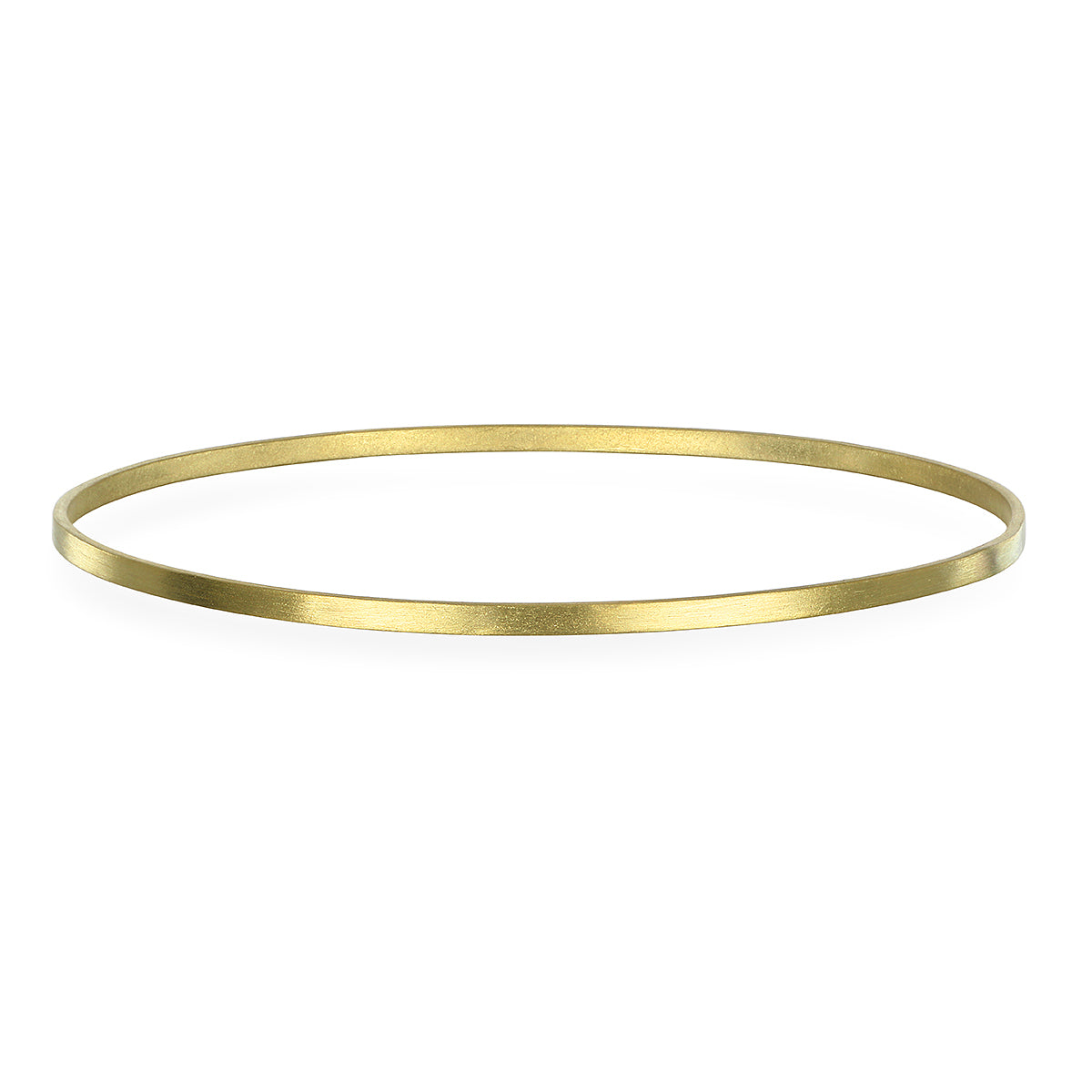 18 Karat Gold Flat Bangles