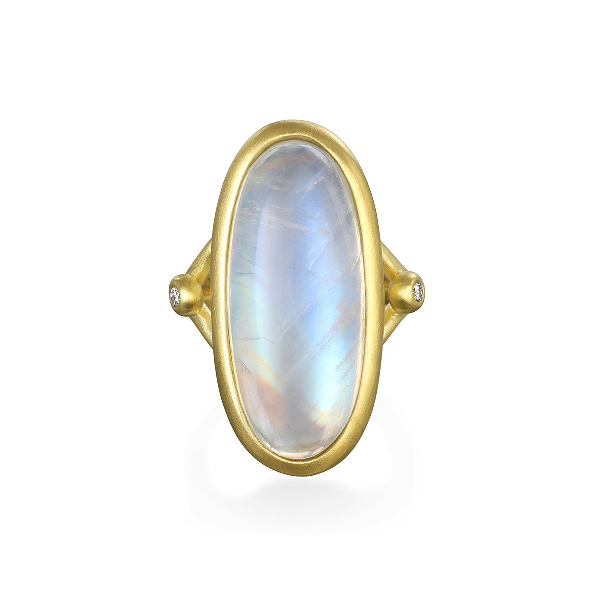 18K moonstone shops ring