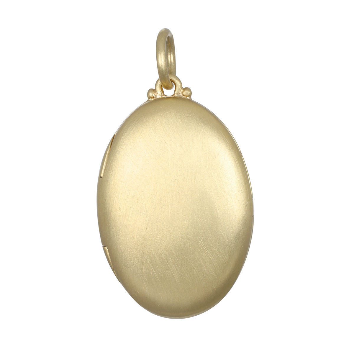 18 Karat Gold Large Oval Locket – Faye Kim Designs